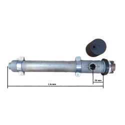 Doorstroomverwarmer DBIN-MF-RVS-NOB